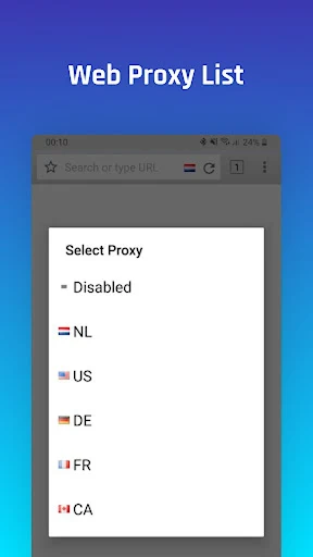 Unblock site VPN proxy browser MOD screenshot 3