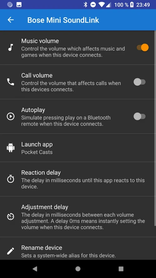 Bluetooth Volume Manager MOD screenshot 3