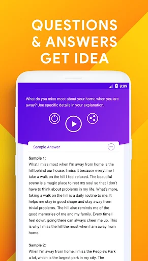 Speaking: TOEFL Speaking MOD screenshot 3