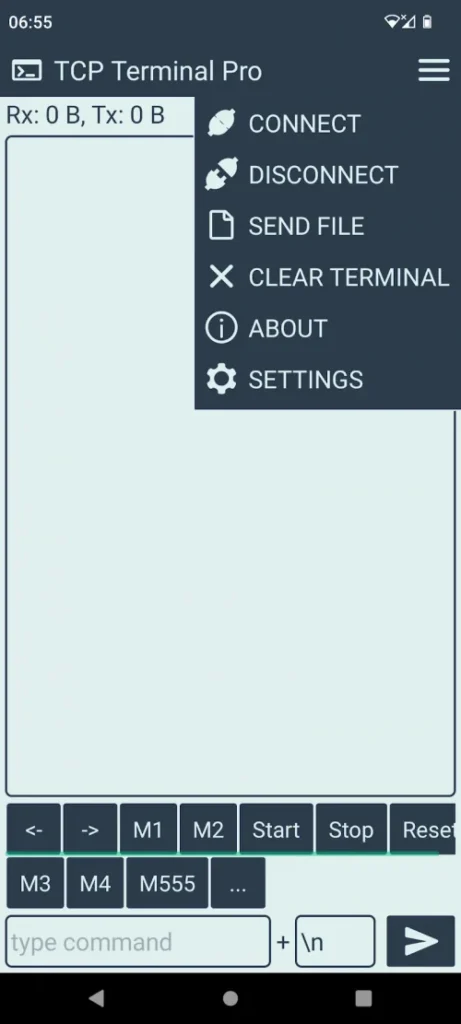 TCP Terminal Pro screenshot 3