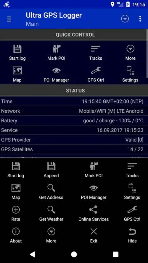 Ultra GPS Logger screenshot 3
