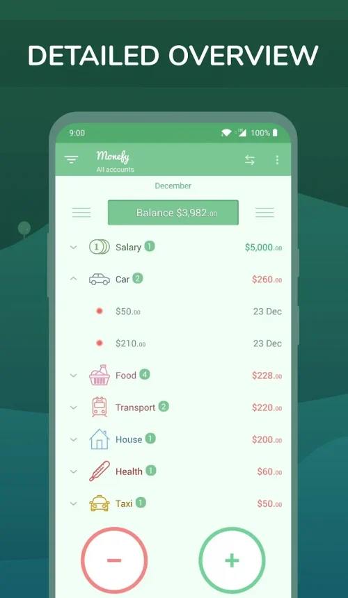 Monefy screenshot 3
