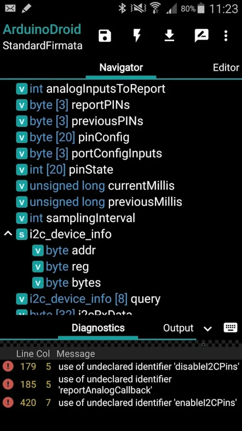 ArduinoDroid – Arduino/ESP IDE screenshot 3