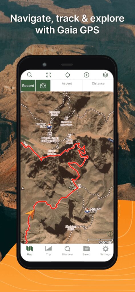 Gaia GPS screenshot 3