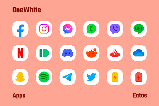 OneWhite – Icon Pack screenshot 3