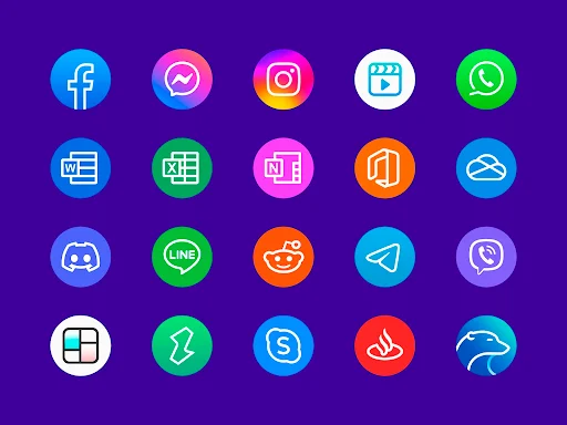 Delux – Icon pack (Round) screenshot 3