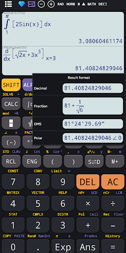 Scientific calculator plus 991(CalcES) screenshot 3