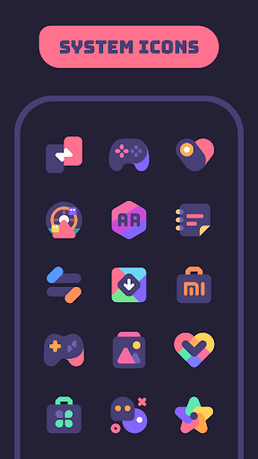 Mello Night Icon Pack MOD screenshot 3