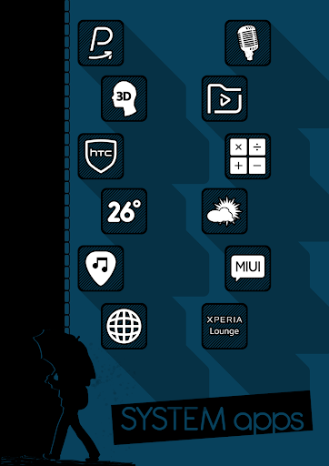 Raya Black Icon Pack MOD screenshot 3