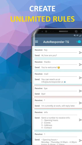 AutoResponder for Telegram MOD screenshot 3