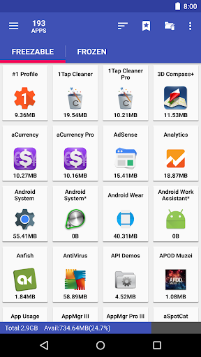AppMgr Pro III 6.11 MOD APK (Patched/Mod Extra) screenshot 3