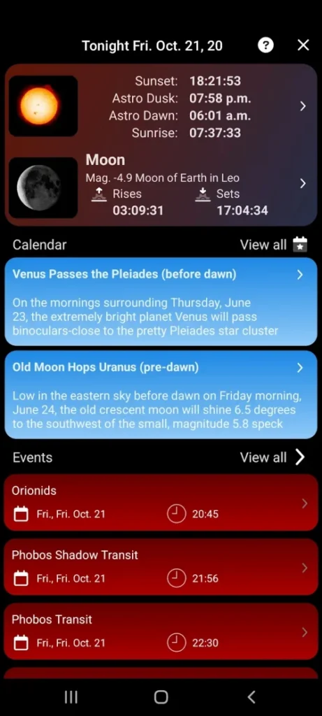 SkySafari 7 Pro screenshot 3