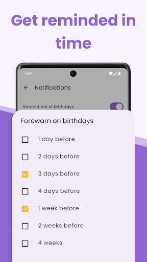 Birthday Calendar & Reminder screenshot 3