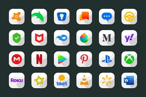 Maahes White – Icon Pack screenshot 3