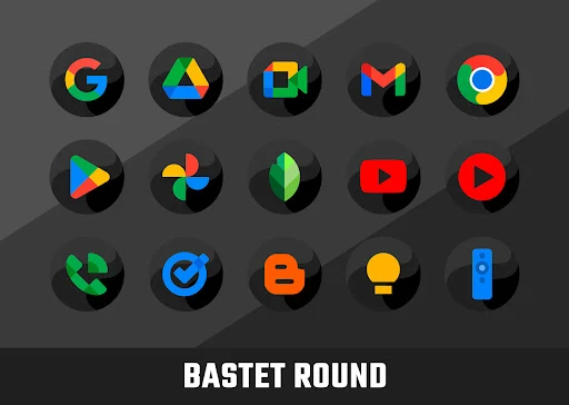 Bastet – Icon Pack (Round) screenshot 3