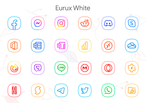 Eurux White – Icon Pack screenshot 3