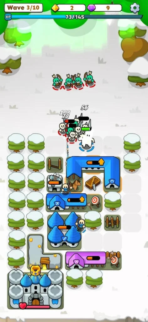 Fortress Merge: Puzzle Defense screenshot 3