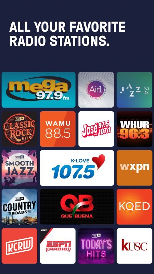 TuneIn Radio Pro screenshot 3