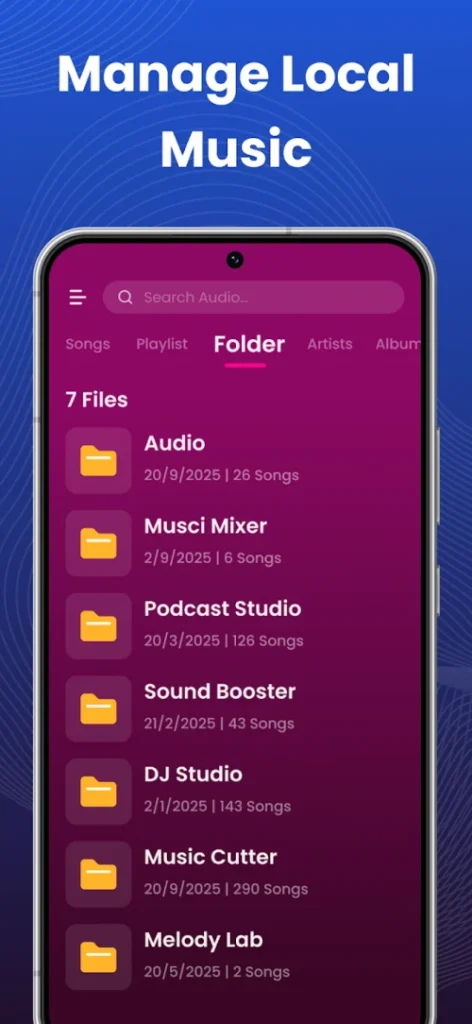 Offline Music Player: Play MP3 (Music Player) screenshot 3
