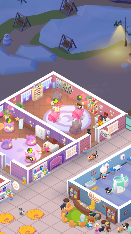 Idle Pet Shelter – Cat Rescue screenshot 3