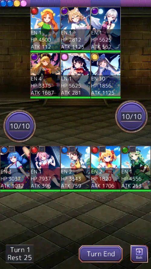 Touhou Card Raid JP (東方カードレイド) screenshot 3