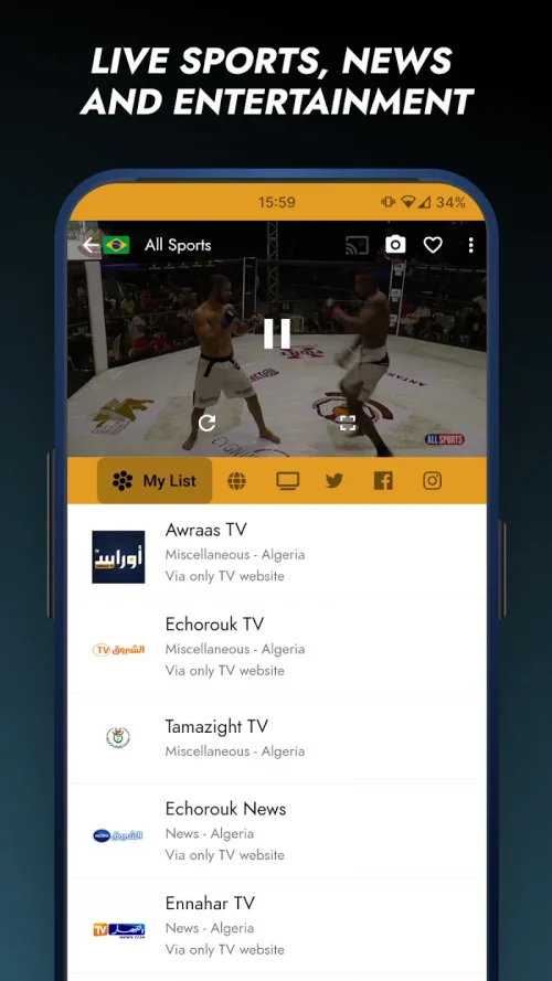 Orbitv: World TV Channels screenshot 3