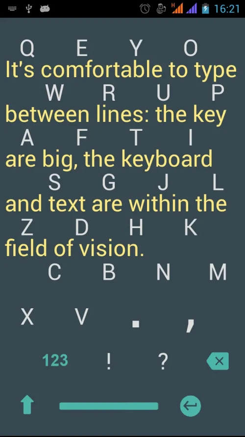 1C Big Keyboard screenshot 3