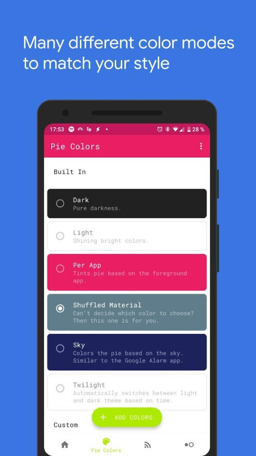 Pie Controls Gestures screenshot 3