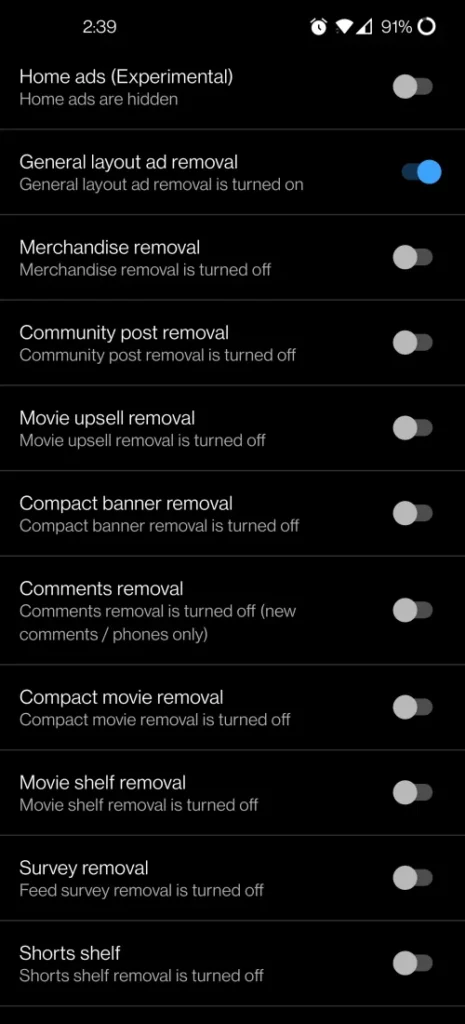 YouTube ReVanced MOD APK (Premium Unlocked) 20.40.45 screenshot 3