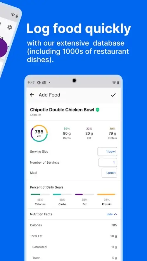 MyFitnessPal: Calorie Counter screenshot 3