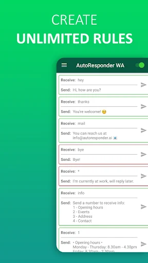 AutoResponder for WhatsApp MOD screenshot 3
