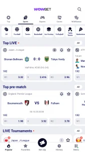 Wowbet screenshot 4