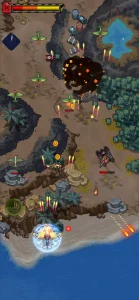 1945 Air Force (MOD, Immortality) screenshot 4