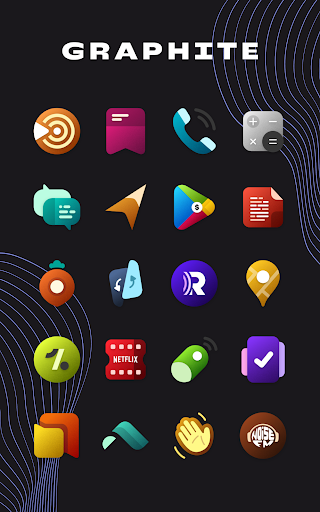 Graphite Icon Pack MOD screenshot 4