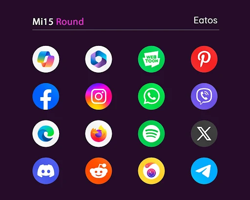 MiRound Icon Pack MOD screenshot 4
