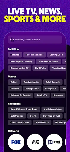 Tubi MOD APK (Optimized, No Ads) 10.13.1 screenshot 4