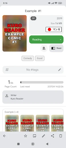 Kuro Reader+ Pro MOD screenshot 4
