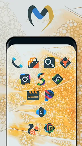 Material UI Dark Icon Pack MOD screenshot 4