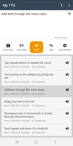 My TTS: Text-to-Speech screenshot 4