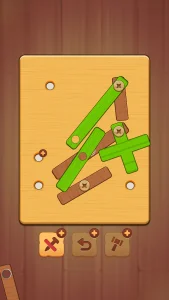 Wood Nuts & Bolts Puzzle (MOD, Unlimited Coins) screenshot 4