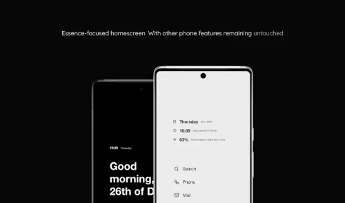 Mono KLWP screenshot 4