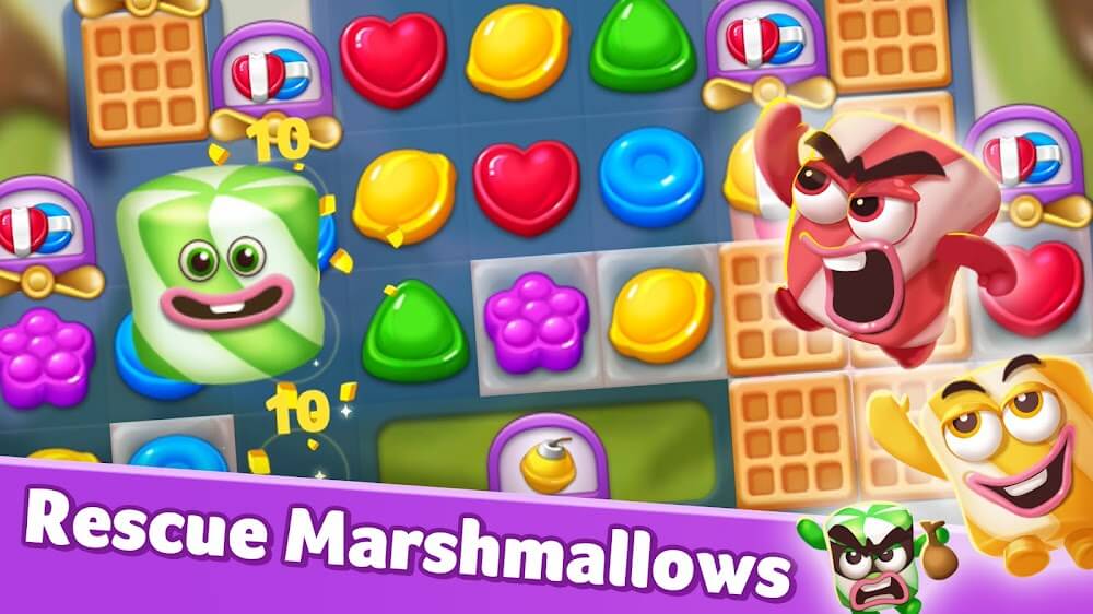 Lollipop & Marshmallow Match3 screenshot 4