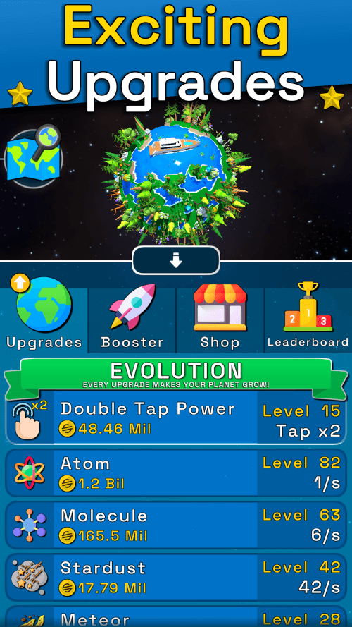 Planet Evolution: Idle Clicker screenshot 4