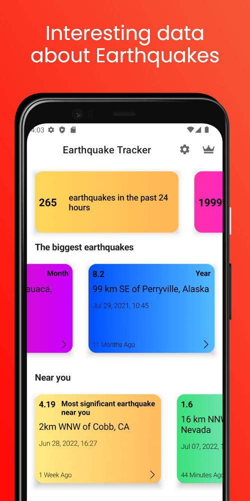 Earthquake App – Tracker, Map screenshot 4
