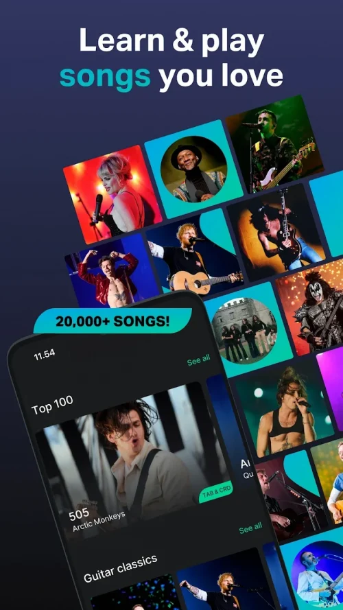 GuitarTuna: Tune & Play Guitar screenshot 4
