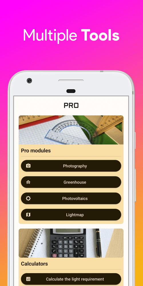 Lux Light Meter Photometer PRO (Photometer PRO) screenshot 4