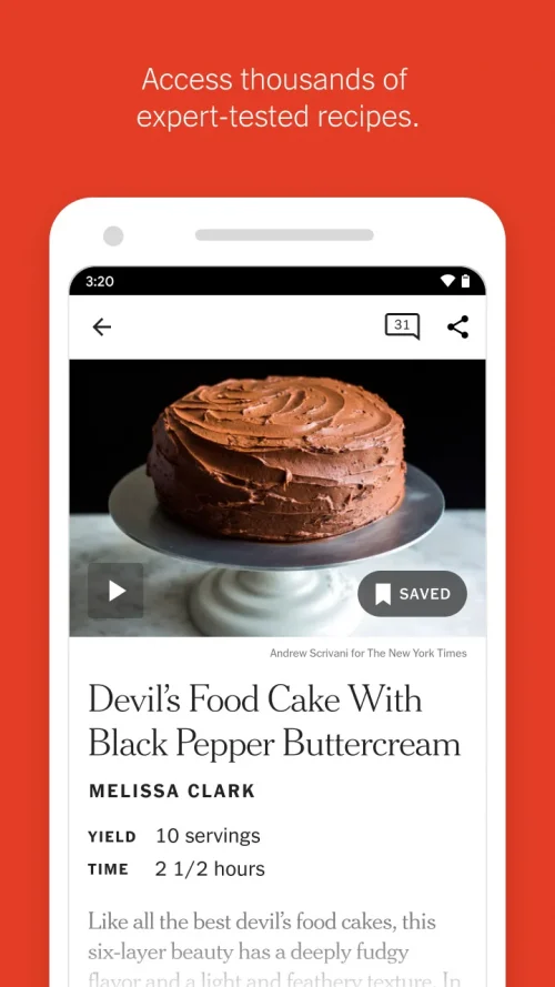 NYT Cooking: Recipes & Tips screenshot 4