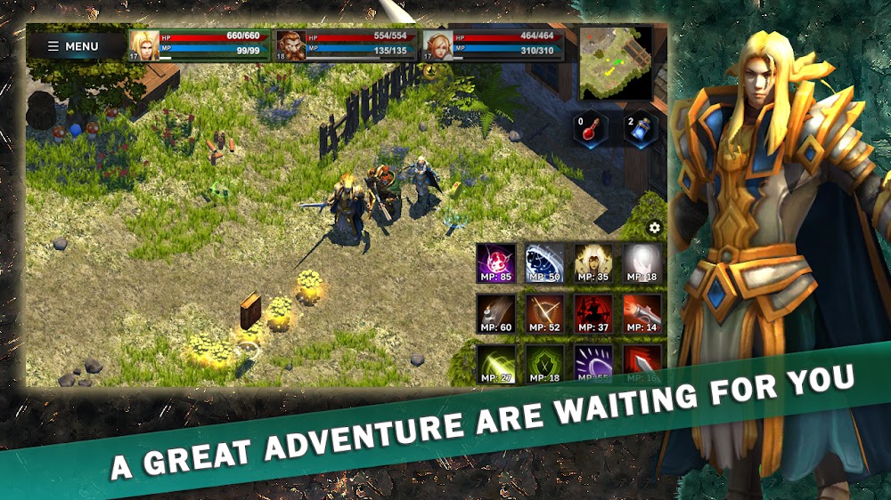Fantasy Heroes: Epic Raid RPG screenshot 4