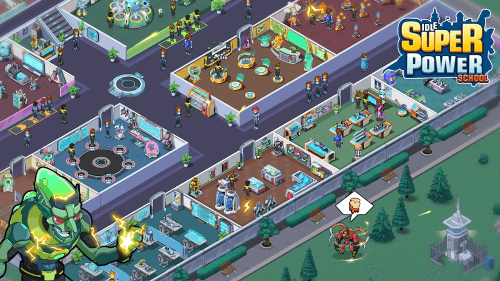 Idle Superpower School screenshot 4