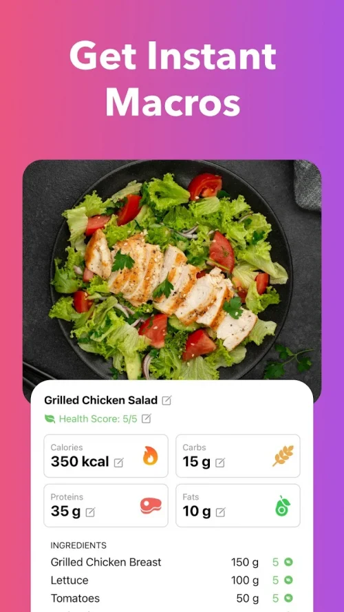 Nutrilio: Food Tracker & Water screenshot 4